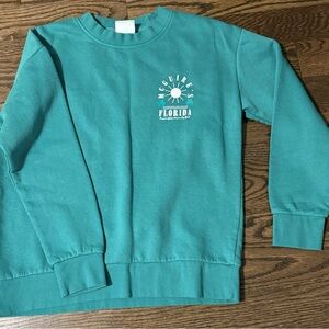 Green Ocean Drive Crewneck. (McGuires Destin, FL)